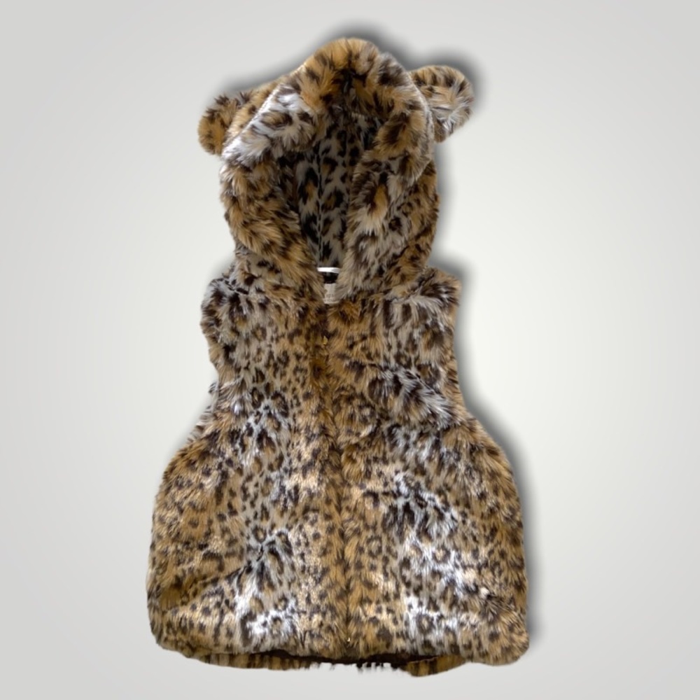 Kate Spade girls faux fur vest